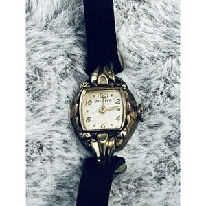 Vintage 1956 Bulova Ladies Watch Gold Tone L6